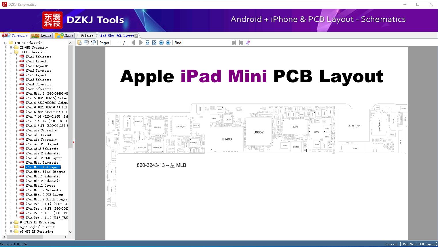 iPad Mini PCB Layout